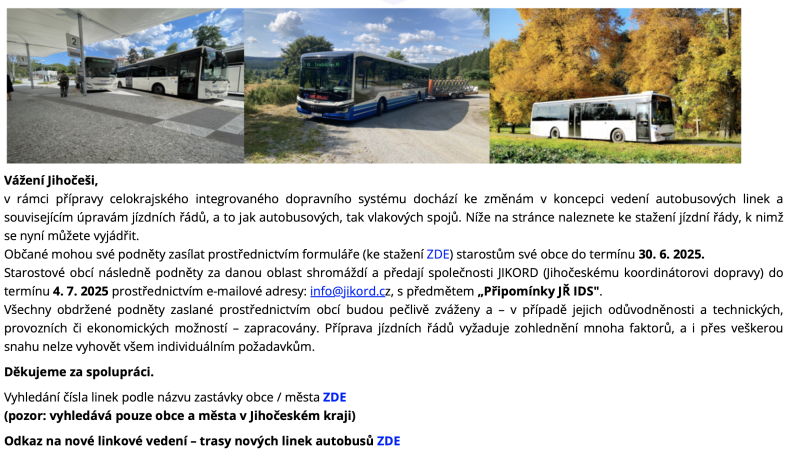 jízdní řády